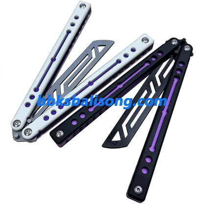 TOUCH TIMES Nautilus V2 Balisong Clone G10+6061 Aluminum Handle