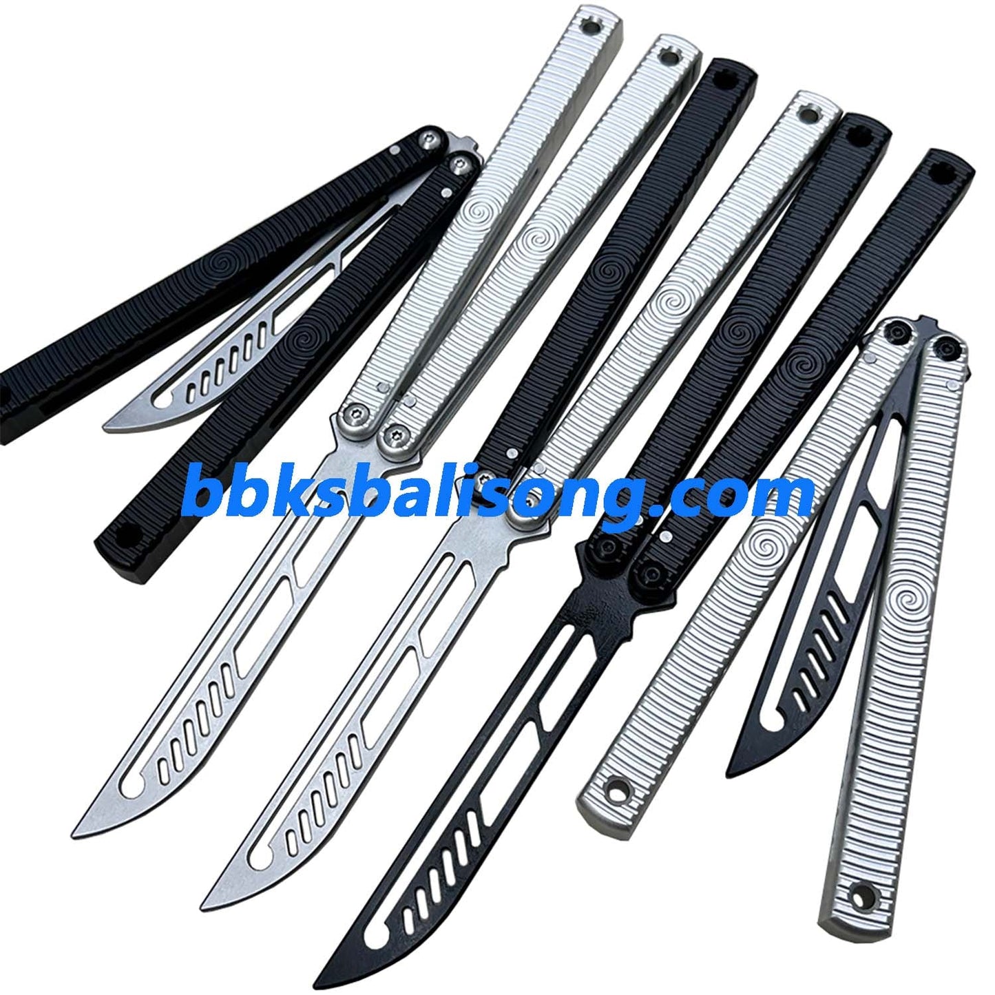 TOUCH TIMES Spiral Kraken V2.5 Balisong Clone 6061 Aluminum Speed Channel handle