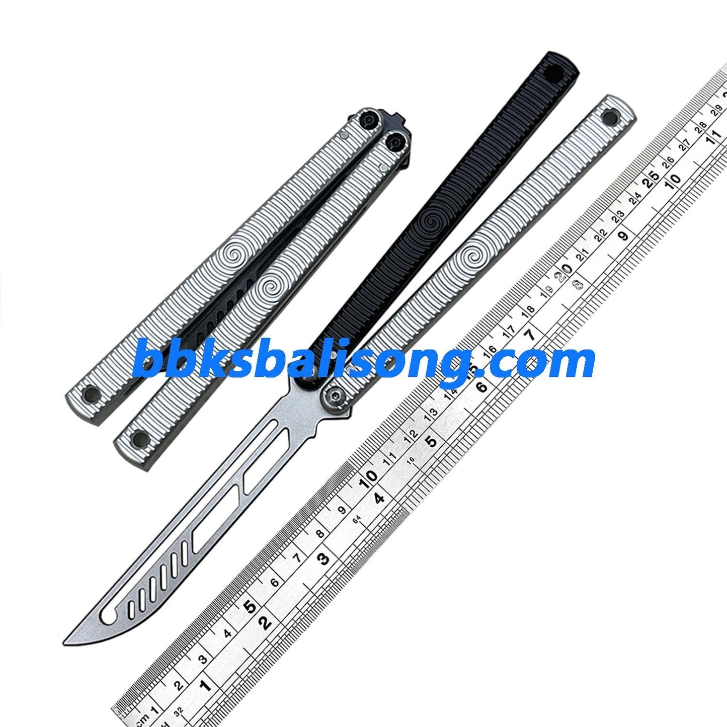 TOUCH TIMES Spiral Kraken V2.5 Balisong Clone 6061 Aluminum Speed Channel handle