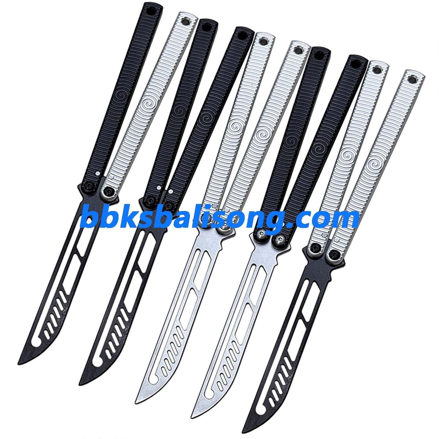 TOUCH TIMES Spiral Kraken V2.5 Balisong Clone 6061 Aluminum Speed Channel handle