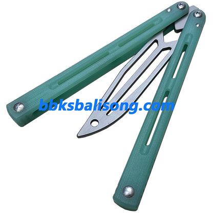 TOUCH TIMES Hairtail Balisong G10 Handle Bushings System