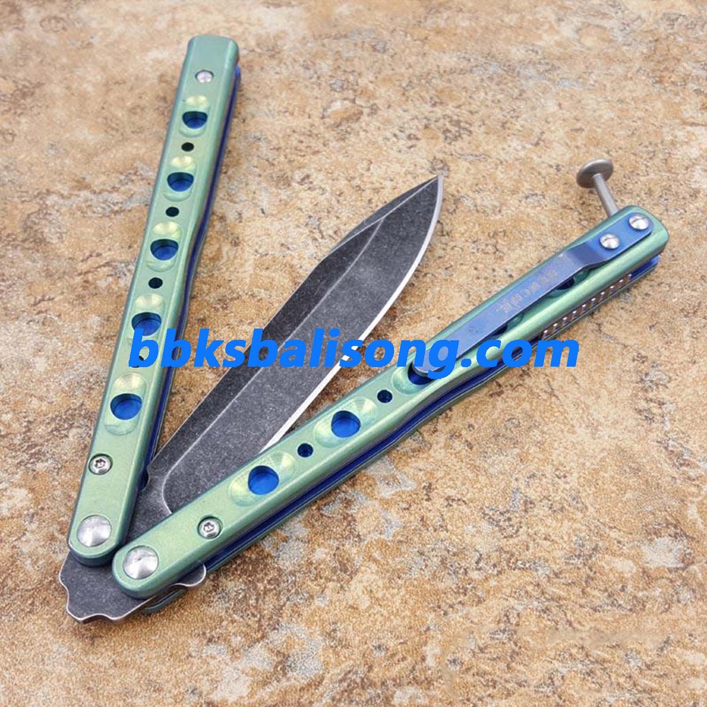 Theone BM51 V3 Balisong Clone Titanium Handle