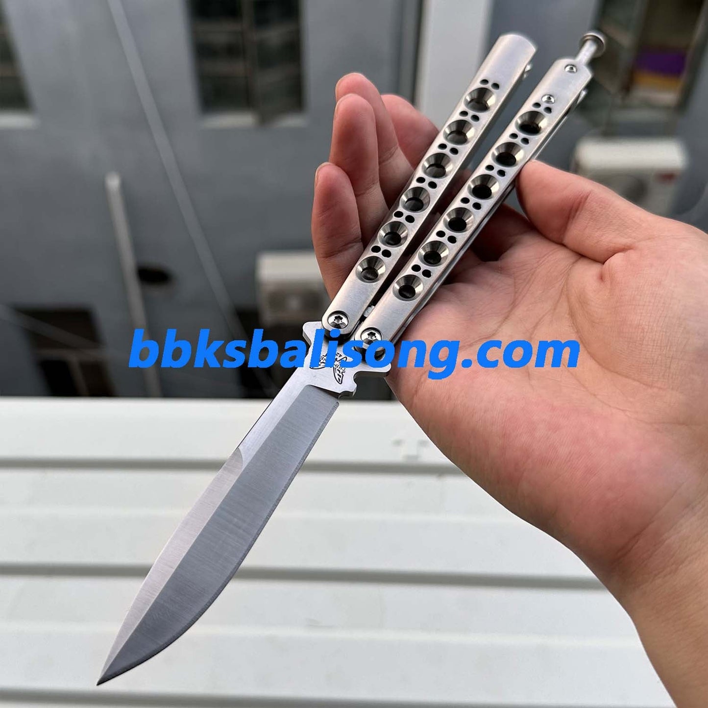 Theone Benchmade BM42 Balisong Clone Titanium Handle