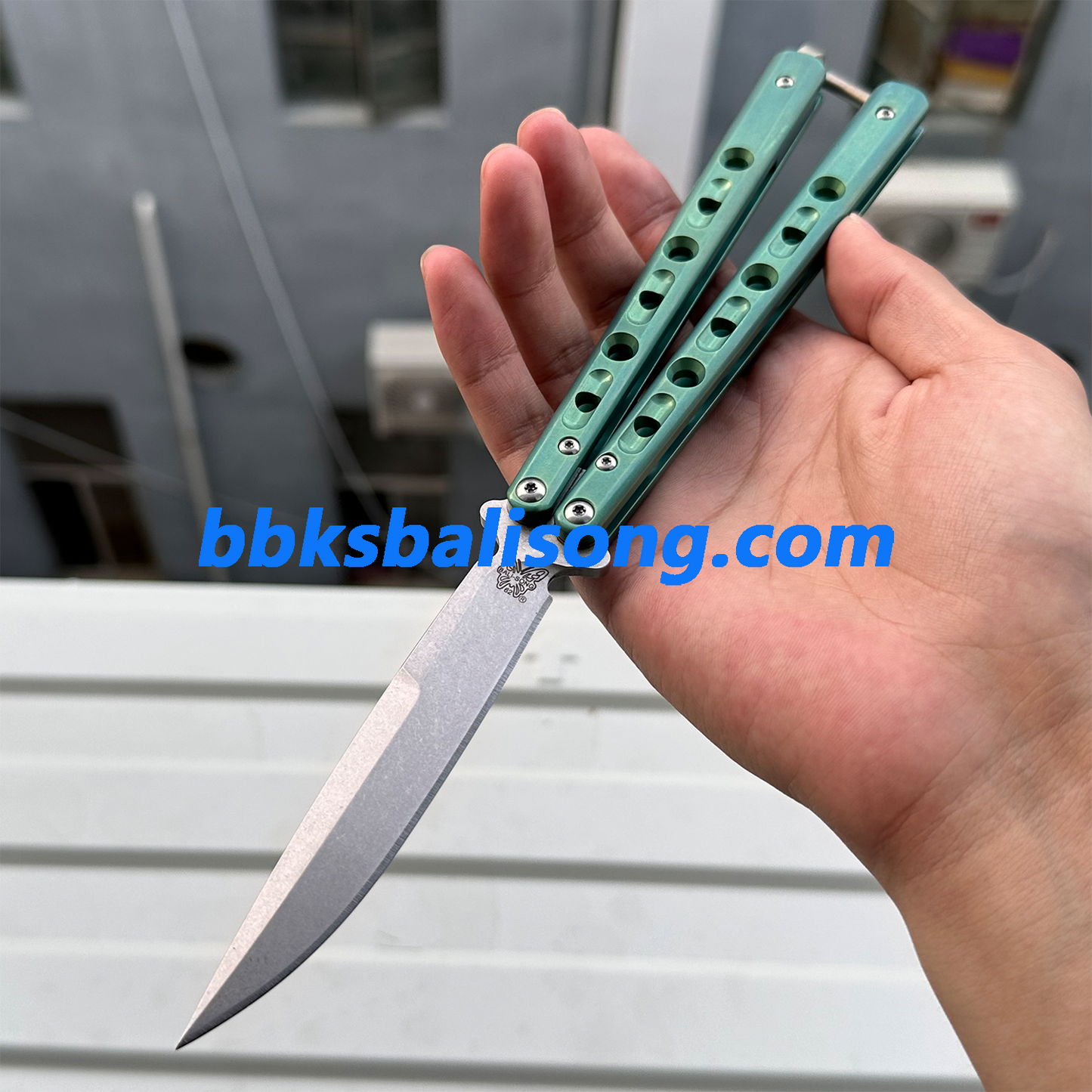 Theone Benchmade BM62 Balisong Clone Titanium Handle