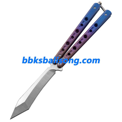 Theone Benchmade BM67 Balisong Clone Titanium Handle