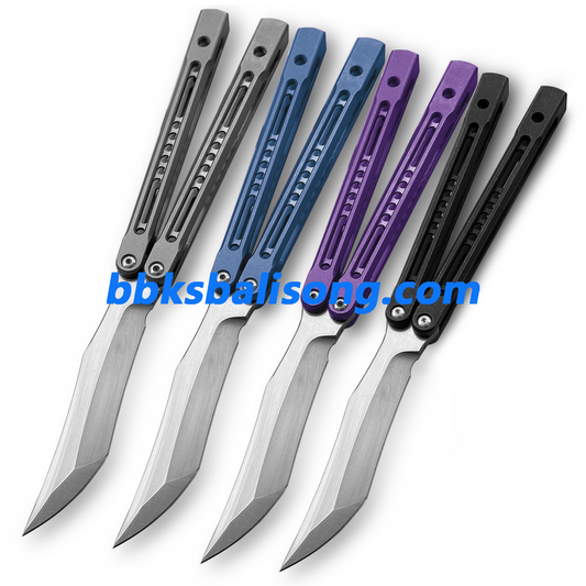 Theone Monarch V2 Balisong Clone Titanium Handle