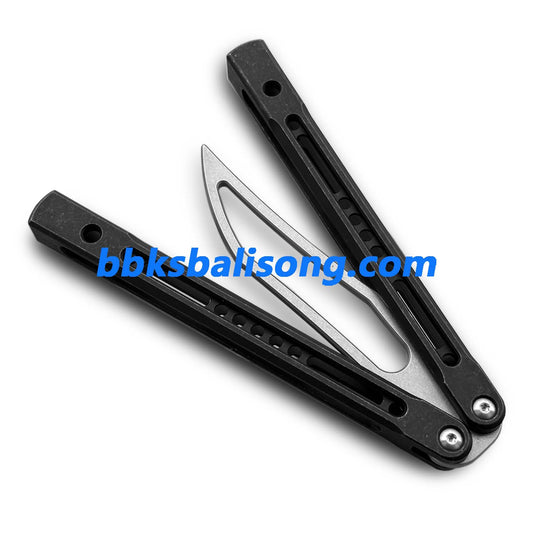 Theone Monarch V2 Balisong Clone Titanium Handle