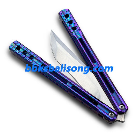Theone Orca Balisong Clone Titanium Handle
