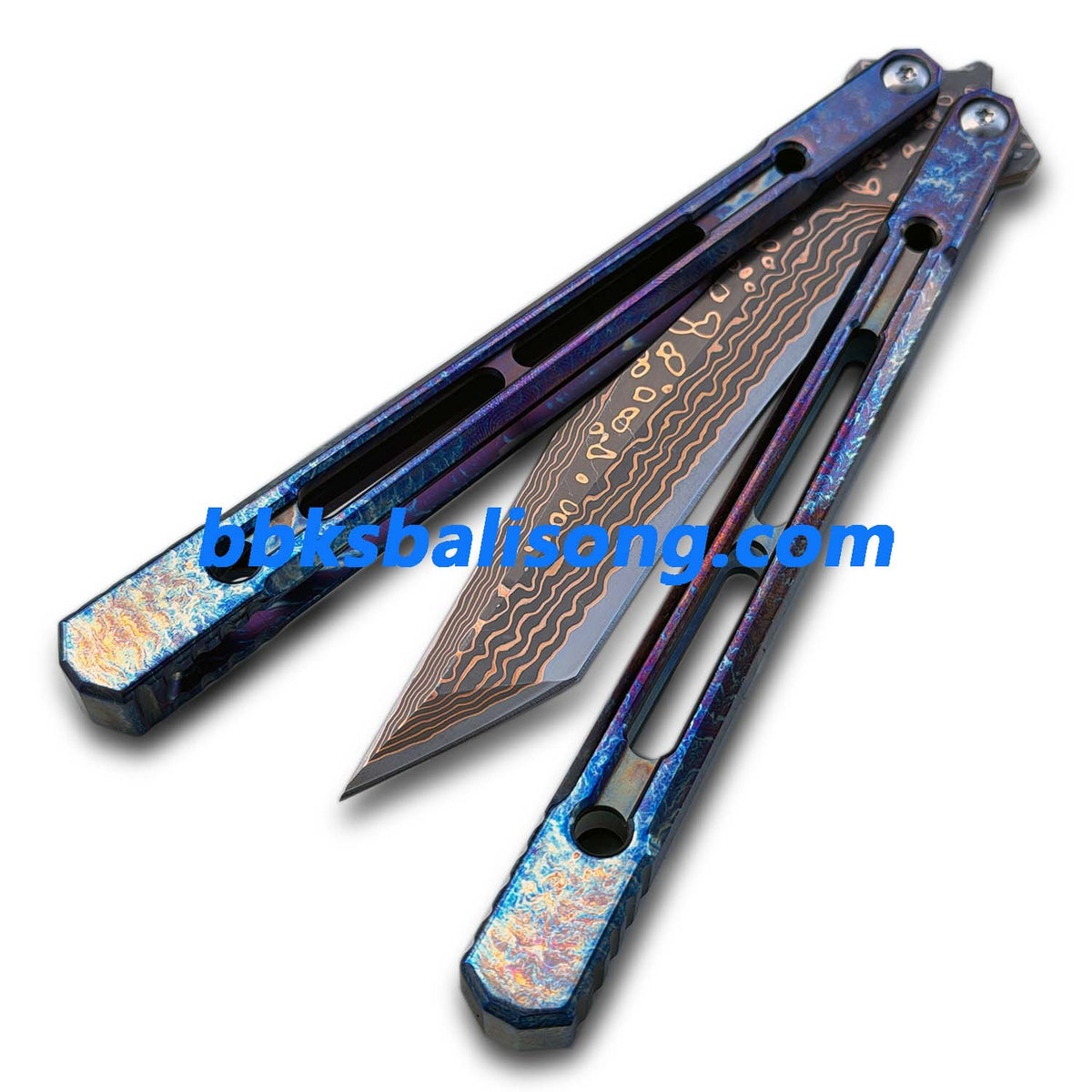Theone Reaper Balisong Clone Titanium Handle