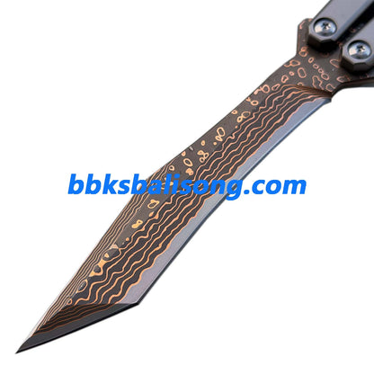 Theone Reaper Balisong Clone Titanium Handle