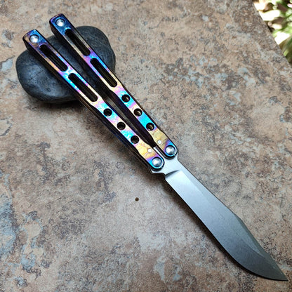 Theone Regime Balisong Clone Titanium Handle
