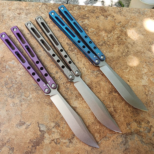 Theone Regime Balisong Clone Titanium Handle
