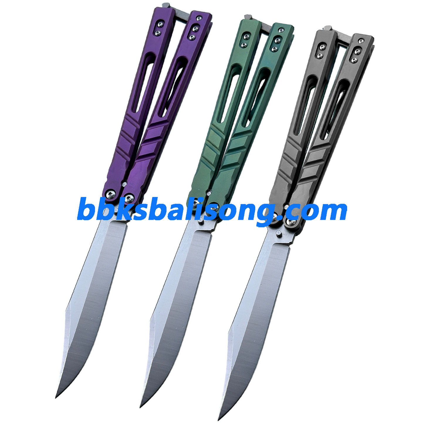 Theone Sandwich AB (Alpha Beast) Balisong Clone Titanium Handle