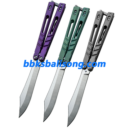 Theone Sandwich AB (Alpha Beast) Balisong Clone Titanium Handle