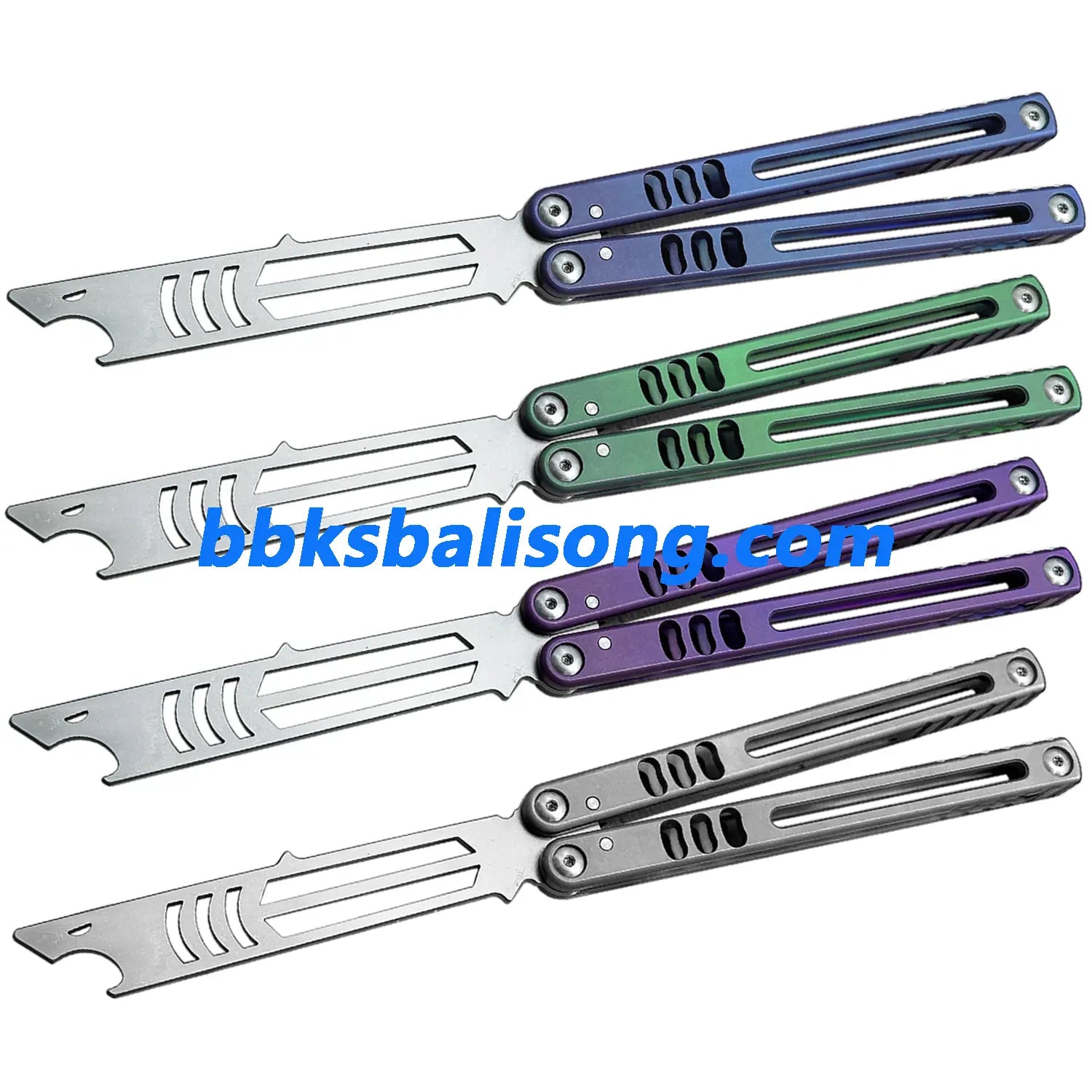 Theone Titanium Madko (Mad Mako) Balisong Trainer Clone BBKSbalisong