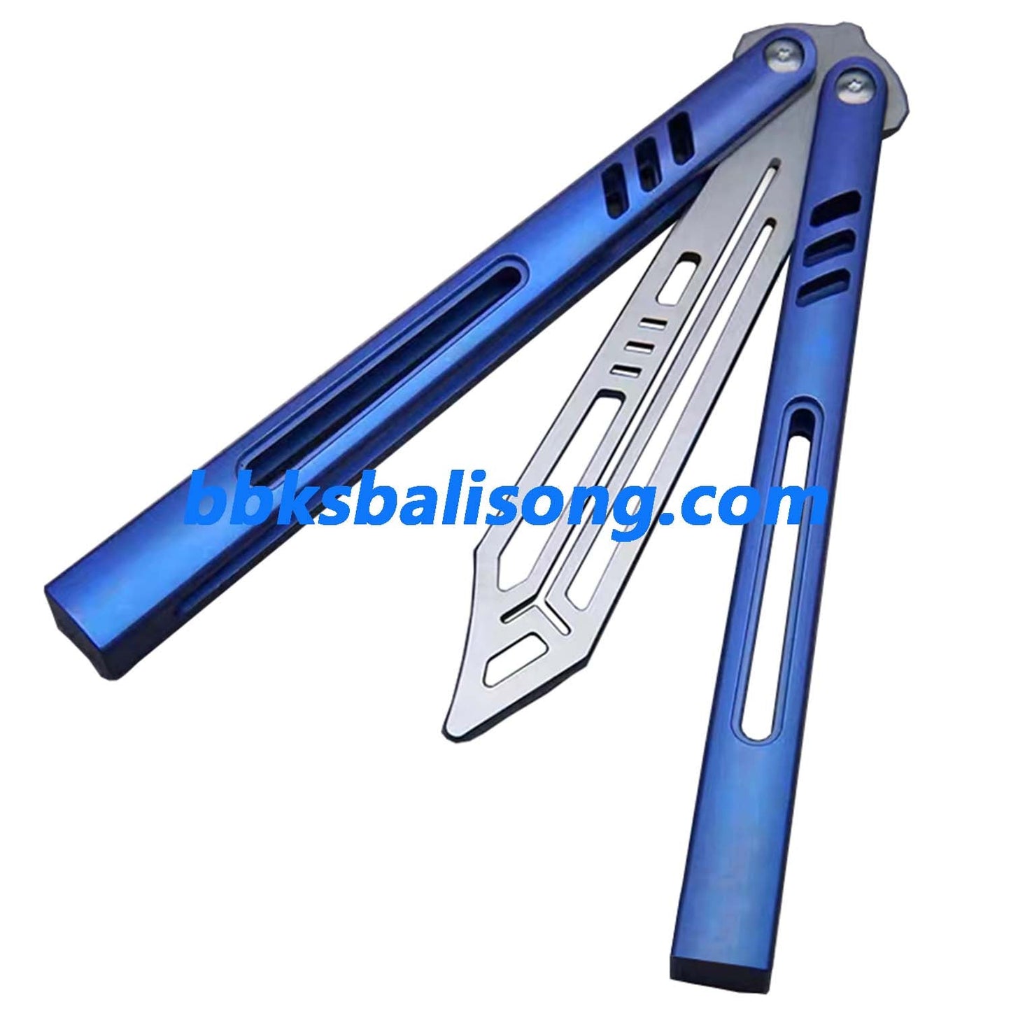 Theone Hybrid Replicant Balisong Clone Channel Titanium Handle