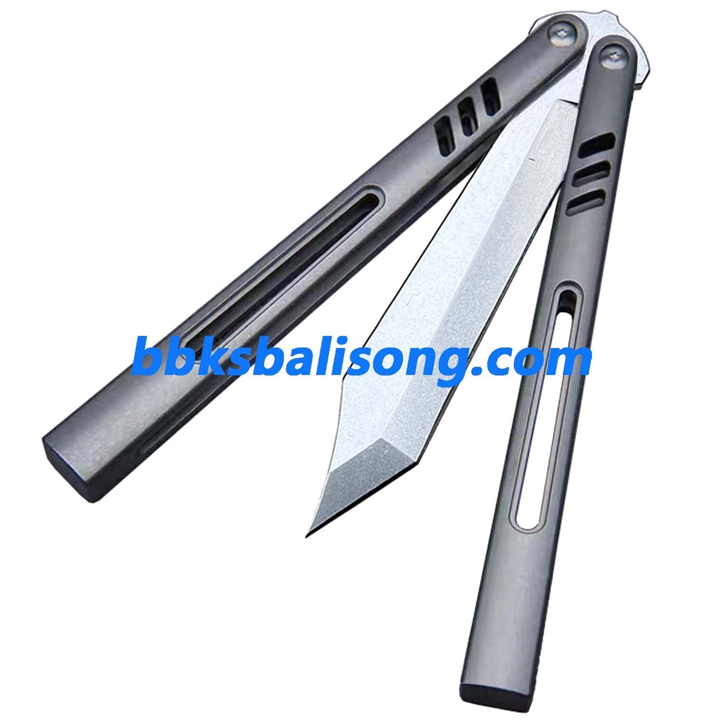 Theone Hybrid Replicant Balisong Clone Channel Titanium Handle