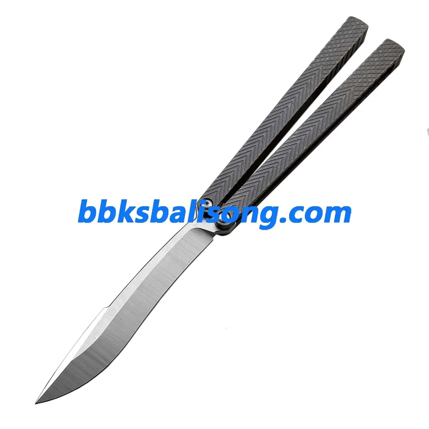 Theone Serif Balisong Clone Titanium Handle BBKSbalisong