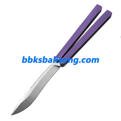 Theone Serif Balisong Clone Titanium Handle BBKSbalisong