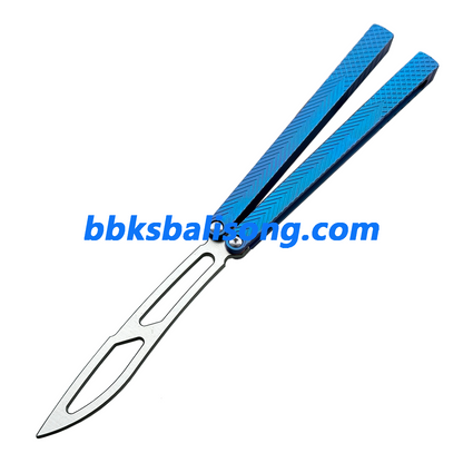 Theone Serif Balisong Clone Titanium Handle