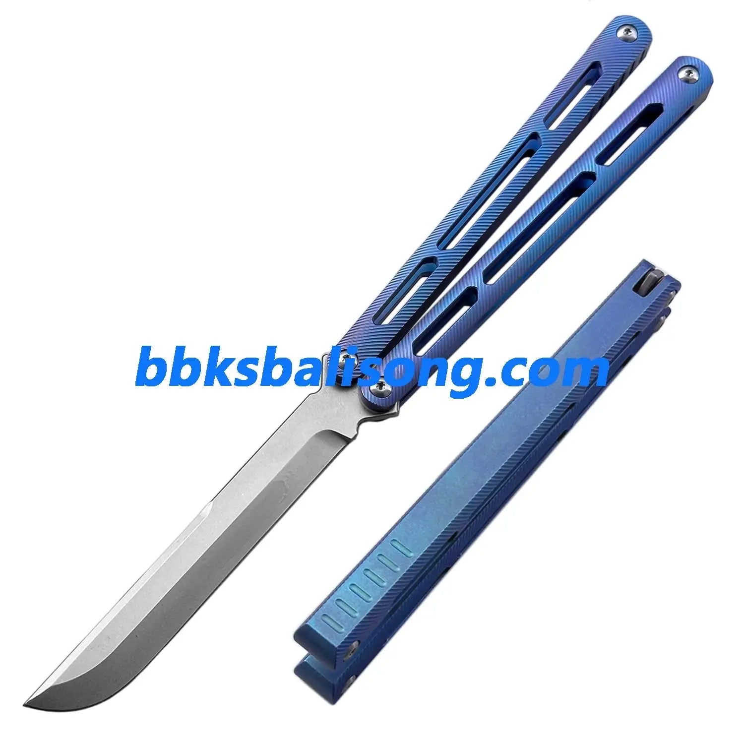 Theone Tsunami Balisong Clone Titanium Channel Handle BBKSbalisong