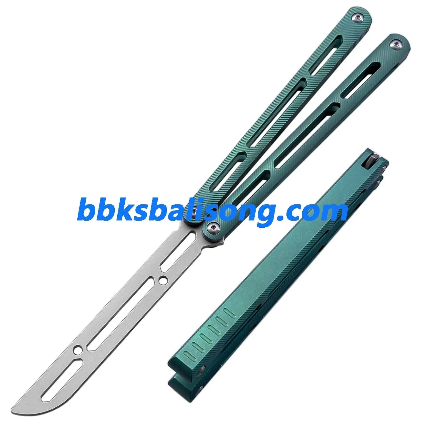 Theone Tsunami Balisong Clone Titanium Channel Handle BBKSbalisong