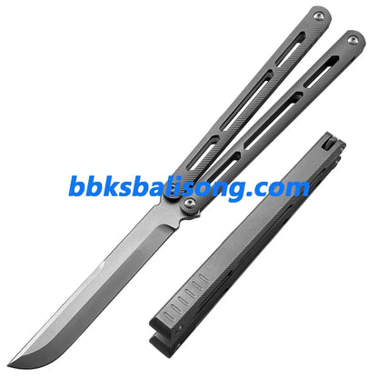 Theone Tsunami Balisong Clone Titanium Channel Handle BBKSbalisong