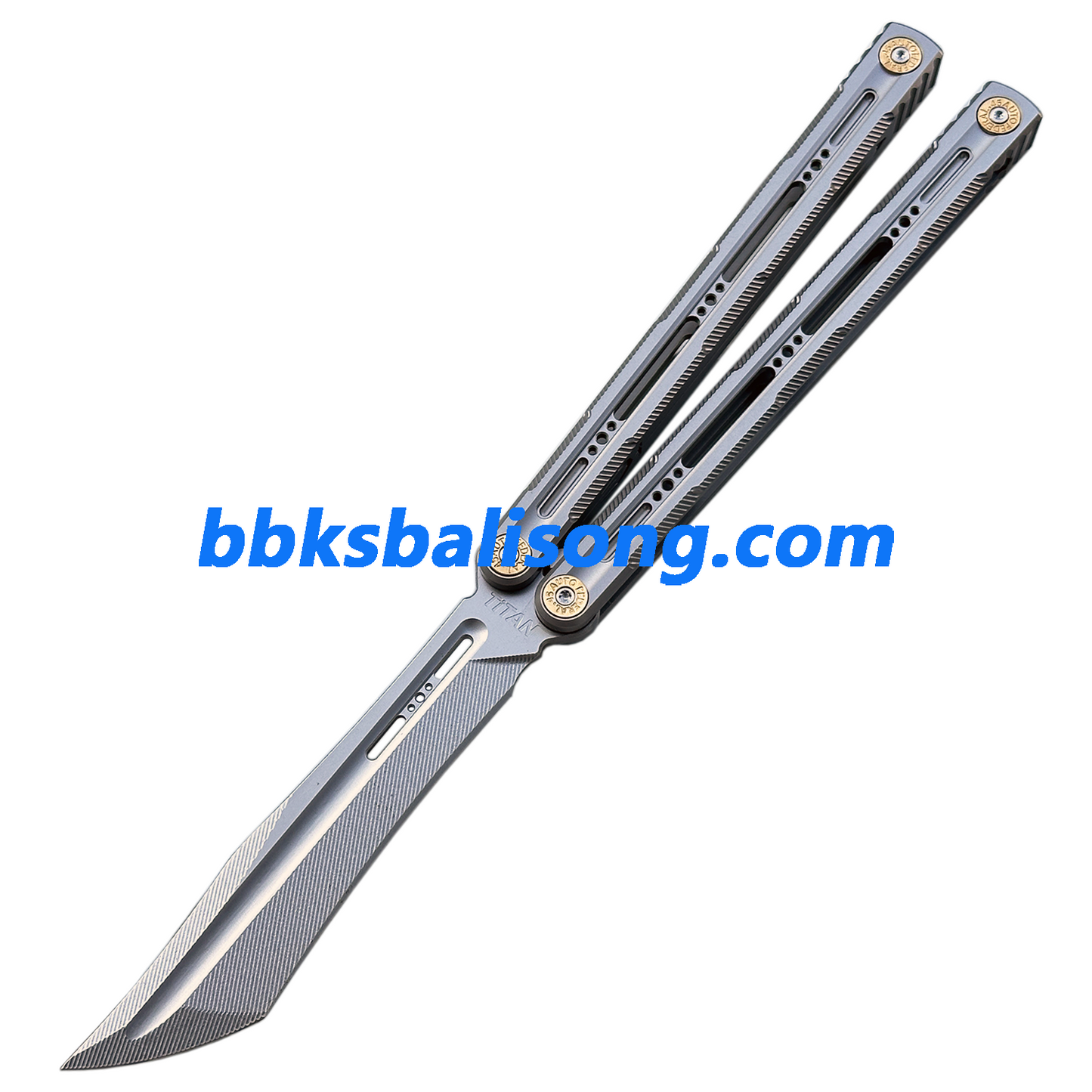 Titan Oceanus Original Balisong TC21 Titanium Handle S35VN Blade