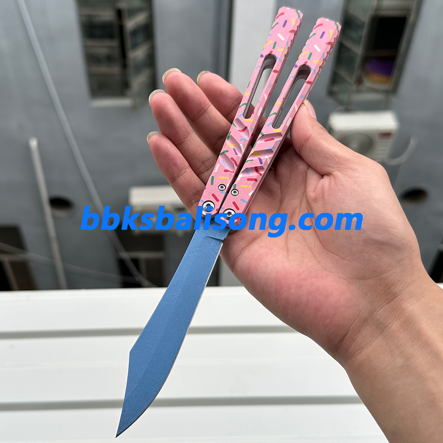 Titus CHAB Channel Alpha Beast Balisong Clone 7075 Aluminum Handle