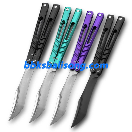 Titus CHAB Channel Alpha Beast V3 Balisong Clone 7075 Aluminum Handle