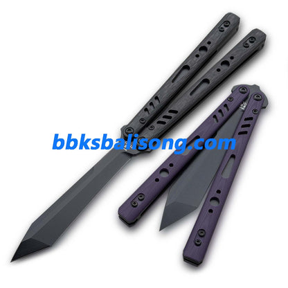 Titus Customize Replicant Balisong Clone G10+Titanium Handle