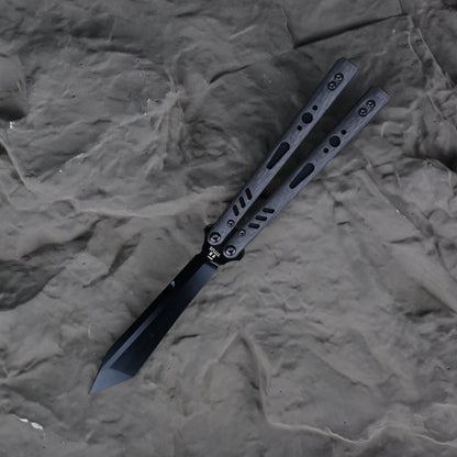 Titus Customize Replicant Balisong Clone G10+Titanium Handle