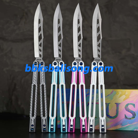 Titus Cygnus Balisong Clone G10+7075 Aluminum
