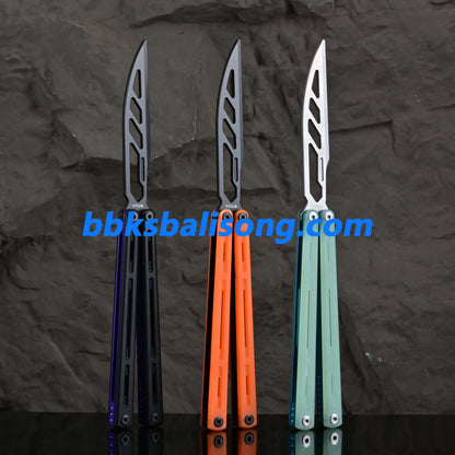 Titus Egrets Original Balisong G10+7075 Aluminum Handle Bushings System