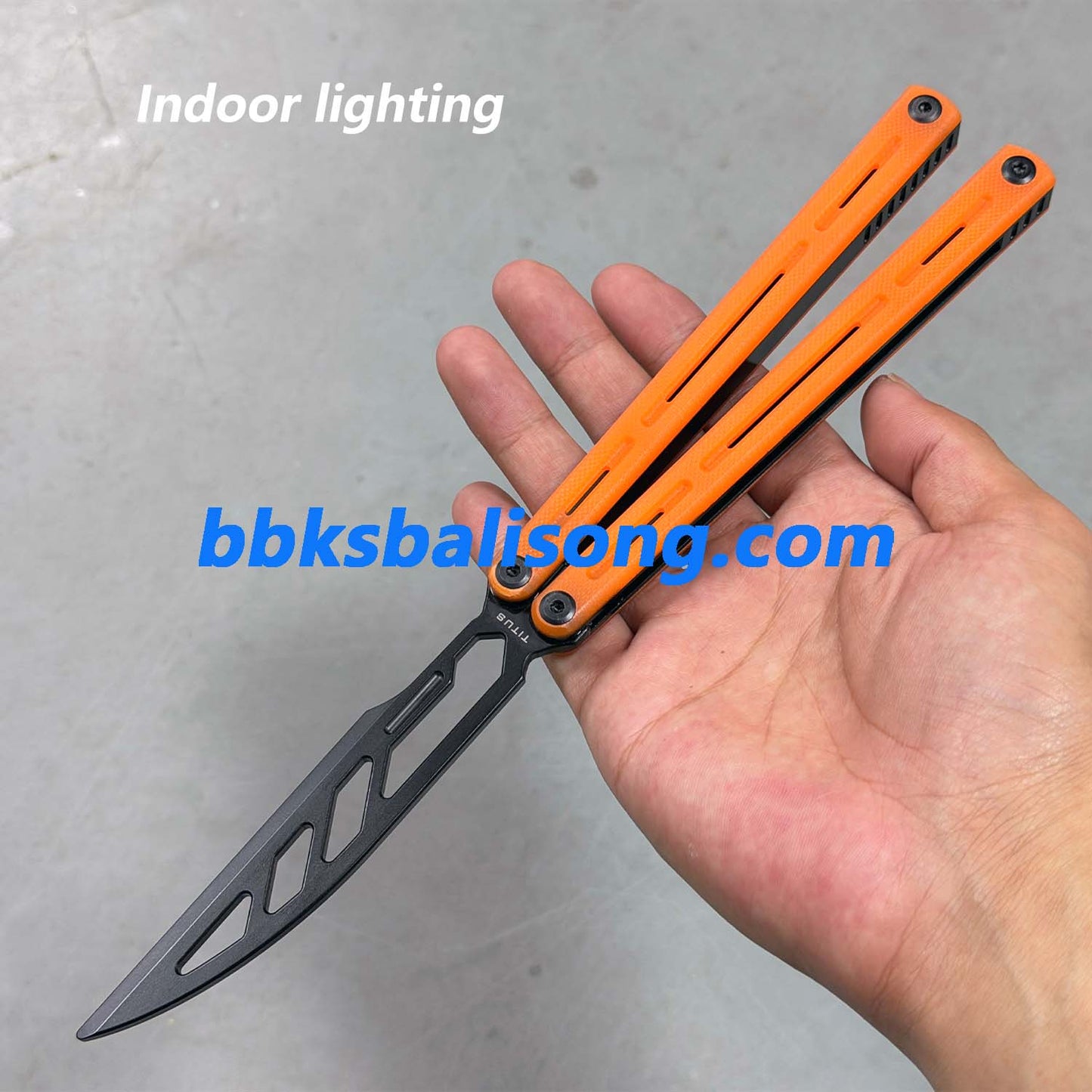 Titus Egrets Original Balisong G10+7075 Aluminum Handle Bushings System