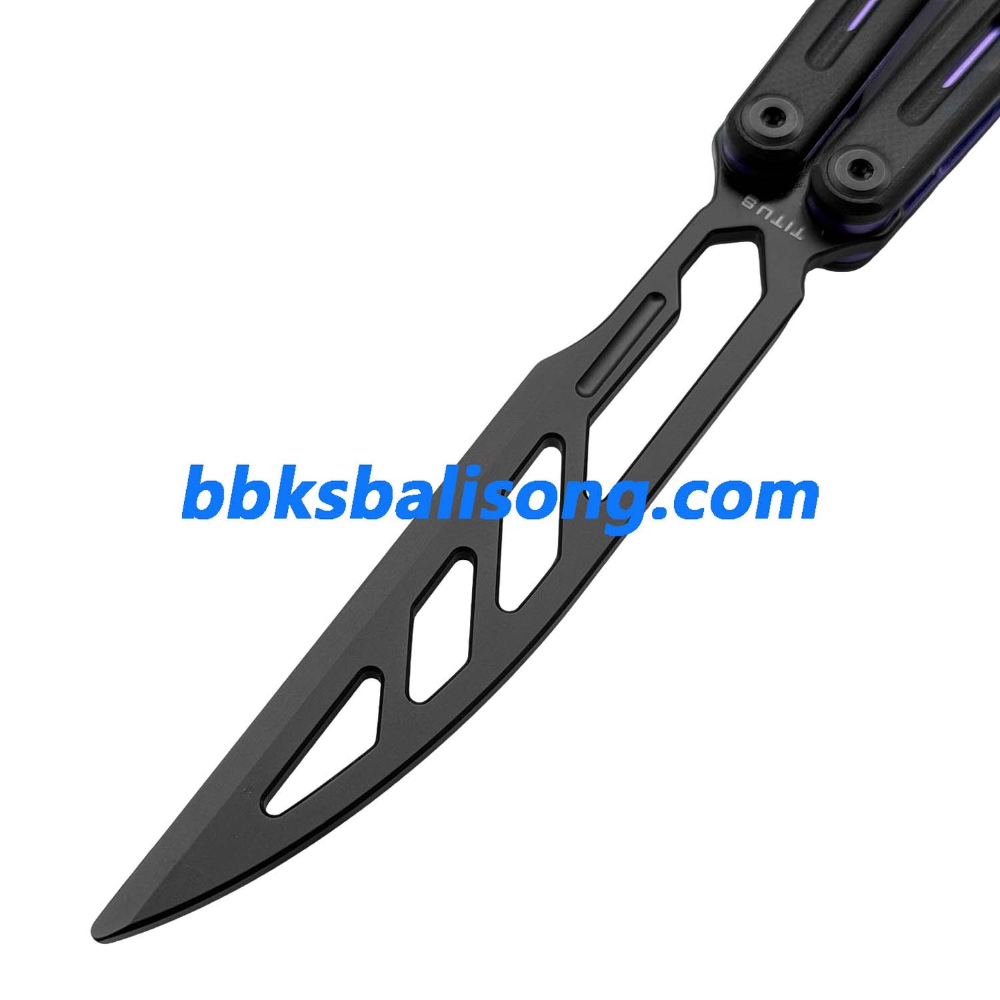Titus Egrets Original Balisong G10+7075 Aluminum Handle Bushings System