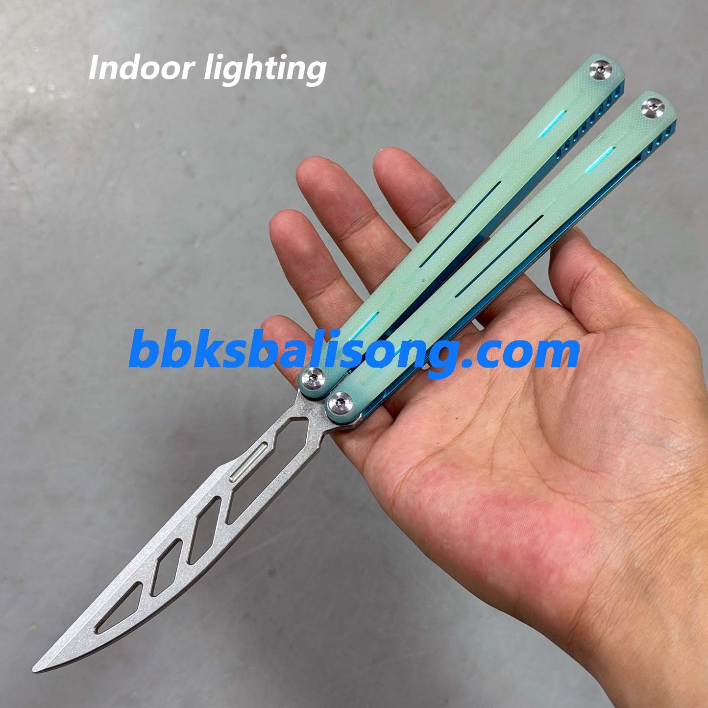 Titus Egrets Original Balisong G10+7075 Aluminum Handle Bushings System