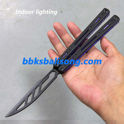 Titus Egrets Original Balisong G10+7075 Aluminum Handle Bushings System