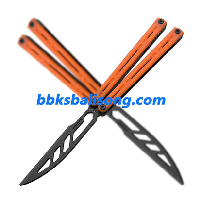 Titus Egrets Original Balisong G10+7075 Aluminum Handle Bushings System