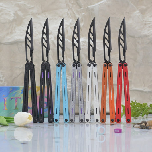 Titus Egrets Original Balisong Trainer G10+7075 Aluminum Handle
