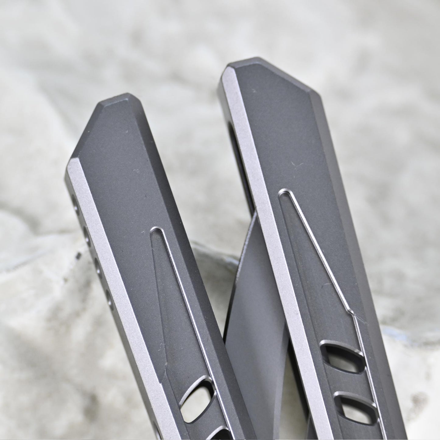 Titus Ethereal Balisong Titanium Handle