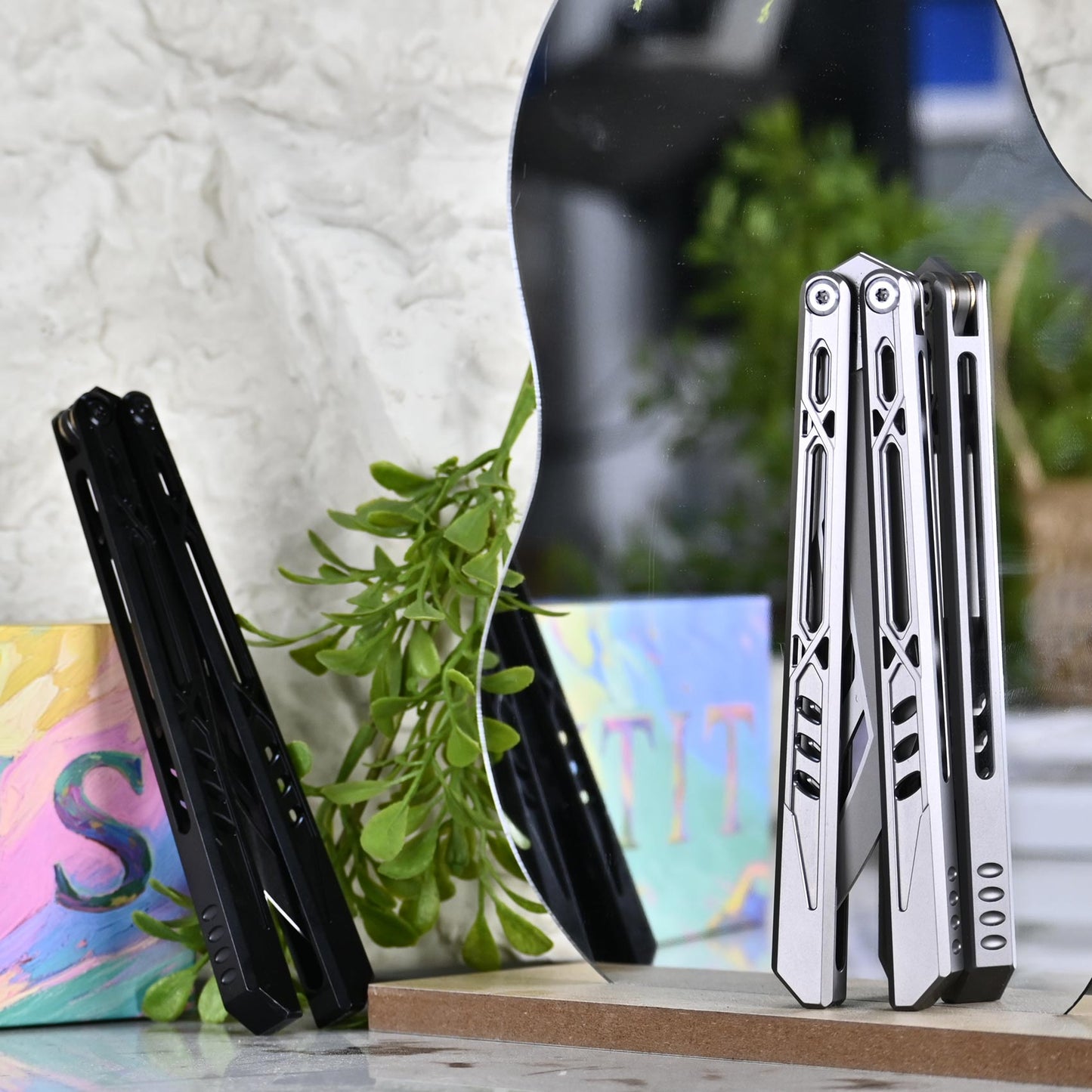 Titus Ethereal Balisong Titanium Handle