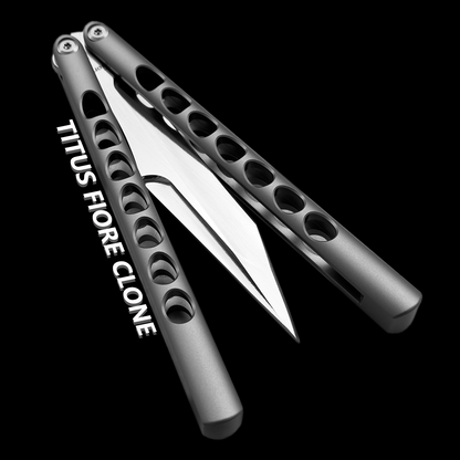 Titus Fiore Balisong Clone Titanium Handle