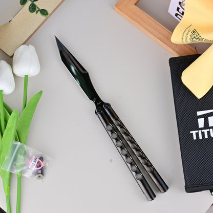 Titus Fiore Balisong Clone Titanium Handle