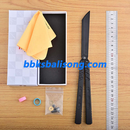 Titus Hex Balisong Clone 7075 Aluminum Handle Bushings System