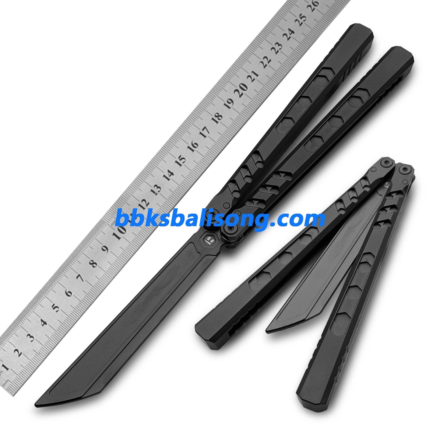 Titus Hex Balisong Clone 7075 Aluminum Handle Bushings System