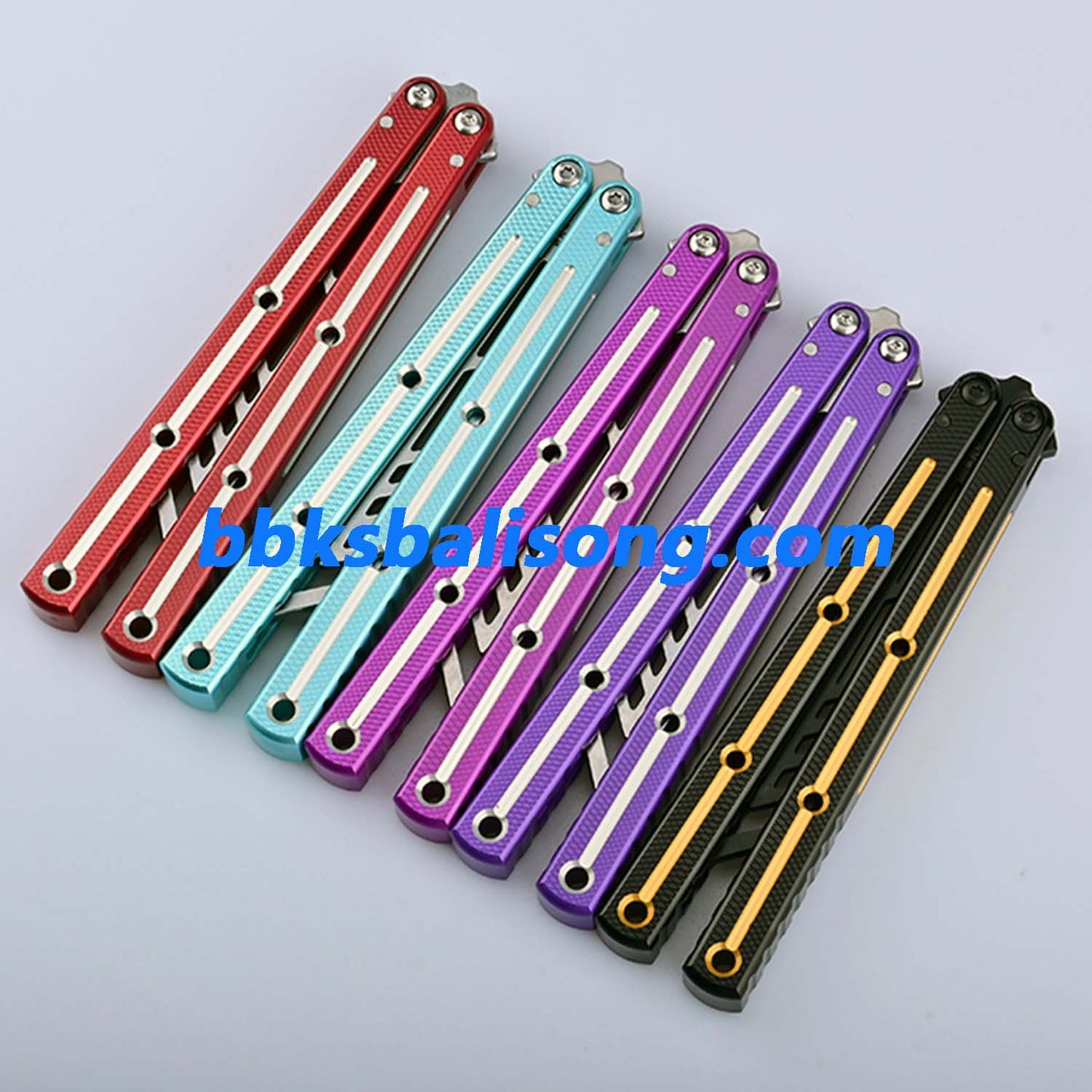 Titus Kraken V3 Live Blade Balisong Clone Dual-Tone Version
