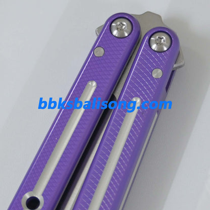 Titus Kraken V3 Live Blade Balisong Clone Dual-Tone Version