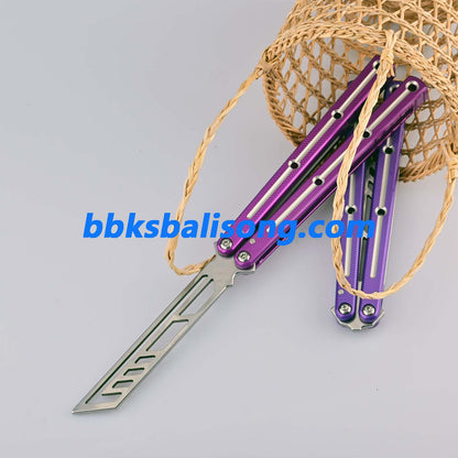 Titus Kraken V3 Live Blade Balisong Clone Dual-Tone Version