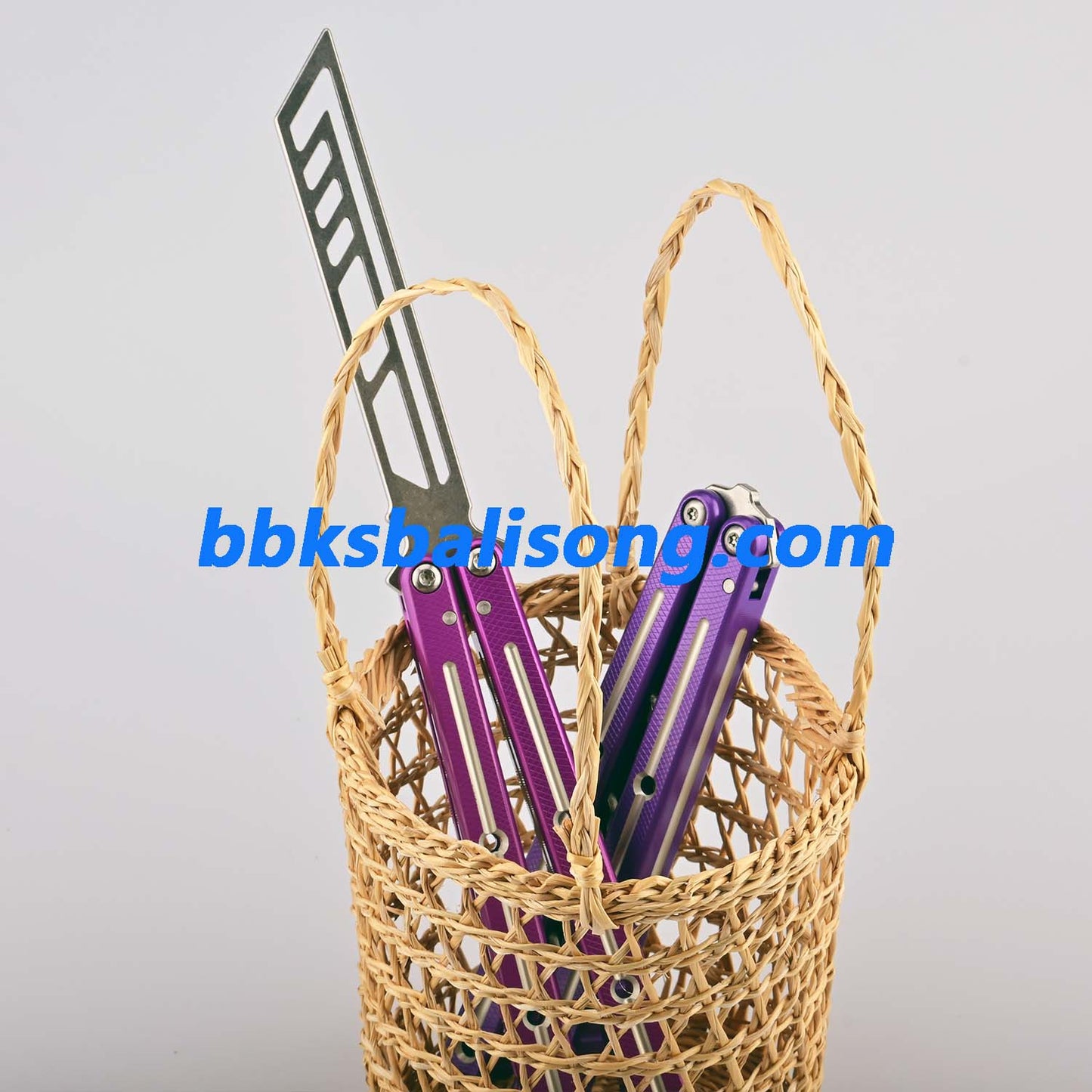Titus Kraken V3 Live Blade Balisong Clone Dual-Tone Version